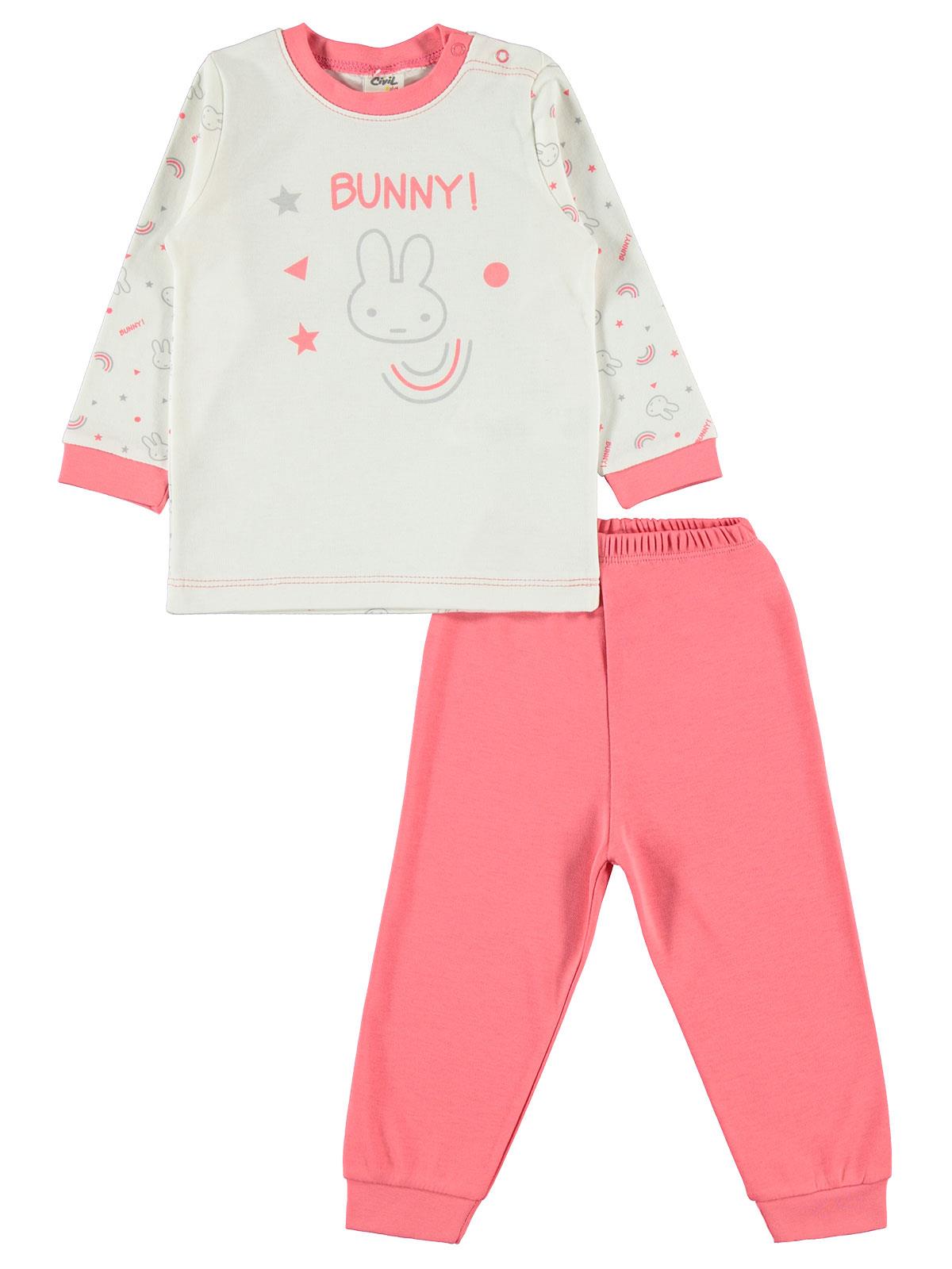 Civil Baby Bebek Pijama Takımı 3-12 Ay Narçiçeği