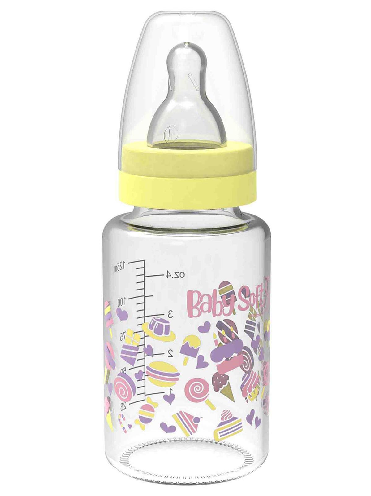 Baby Soft Cam Biberon 125 ml Sarı