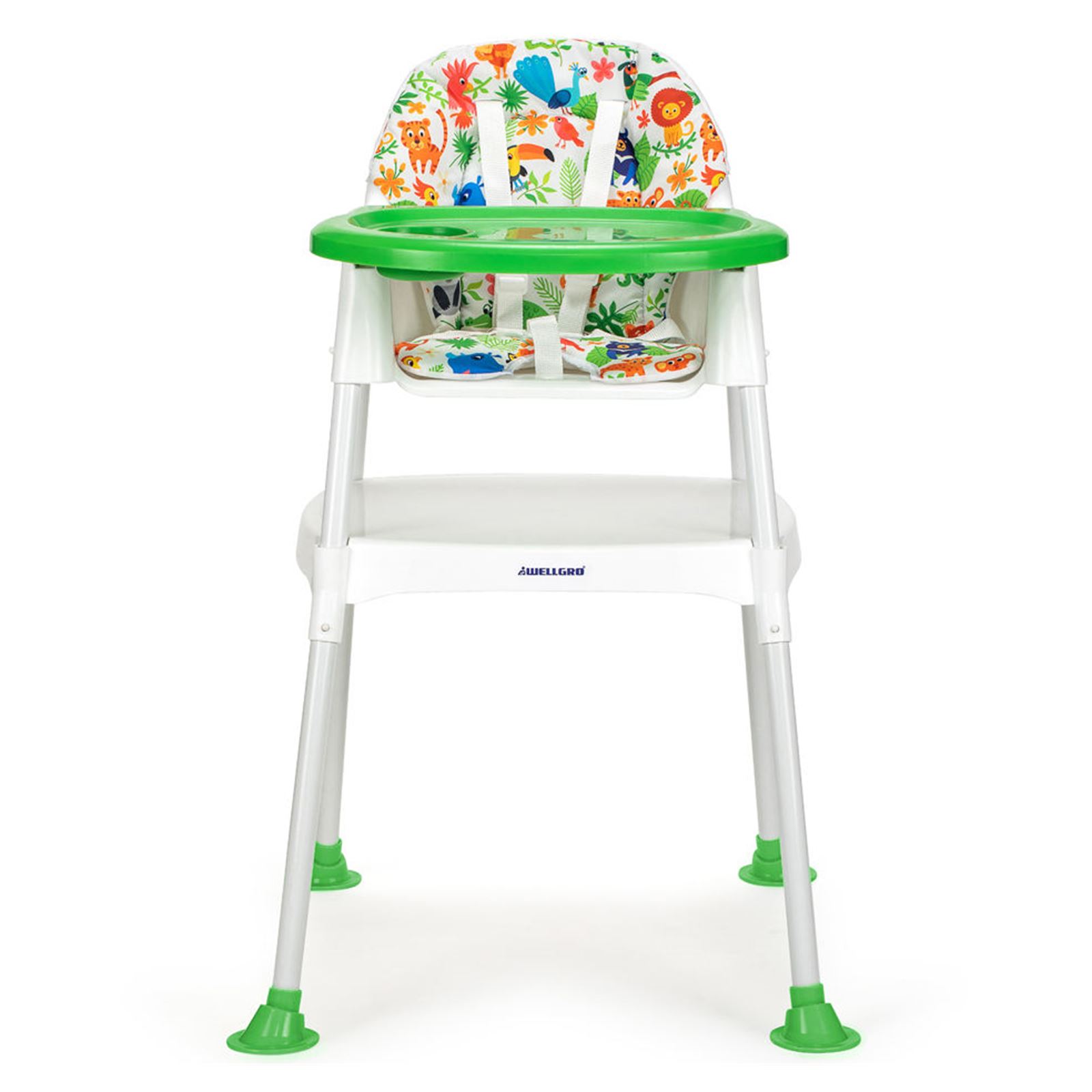 Wellgro Çalışma Masalı Mama Sandalyesi Yeşil