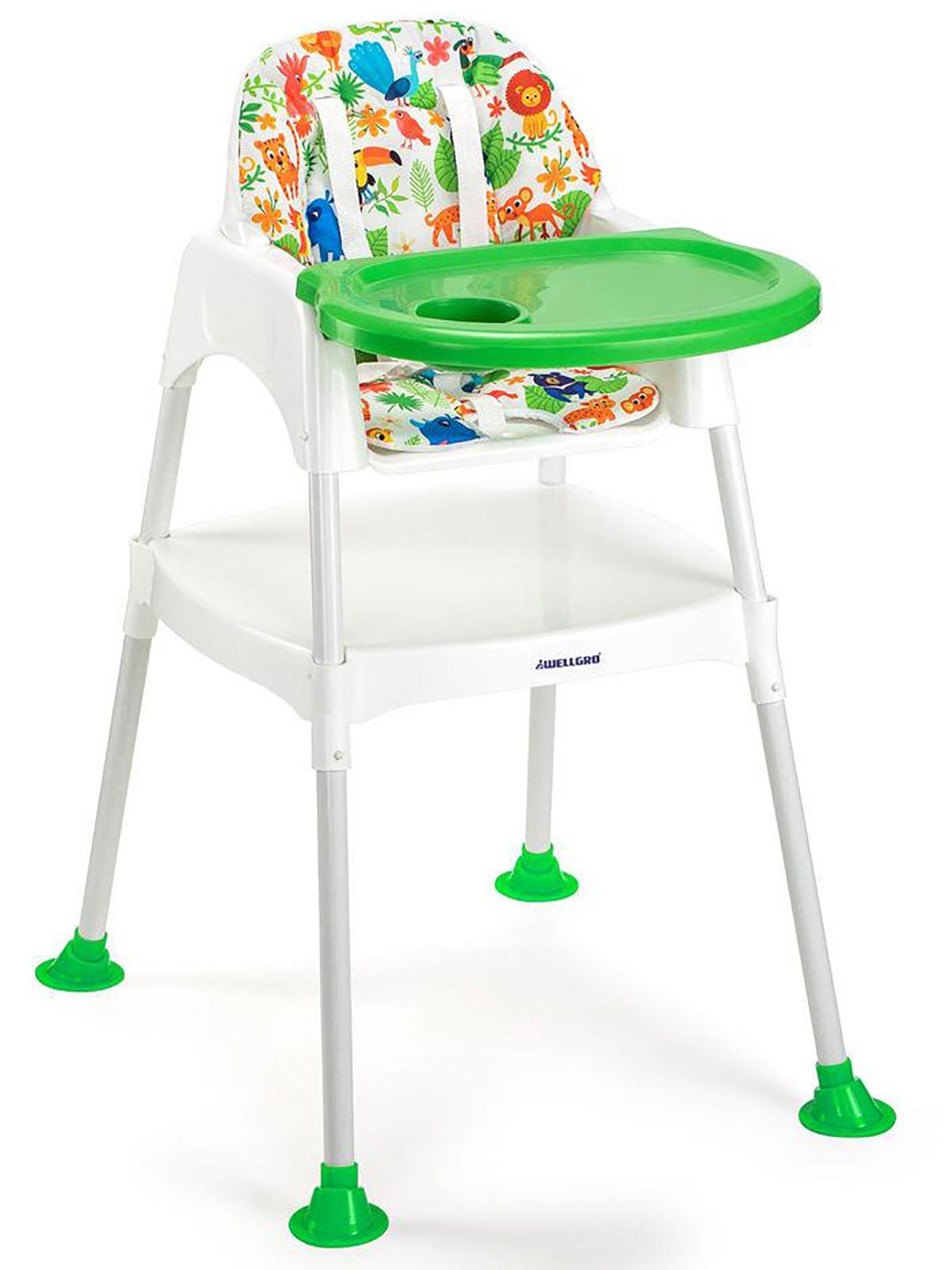 Wellgro Çalışma Masalı Mama Sandalyesi Yeşil