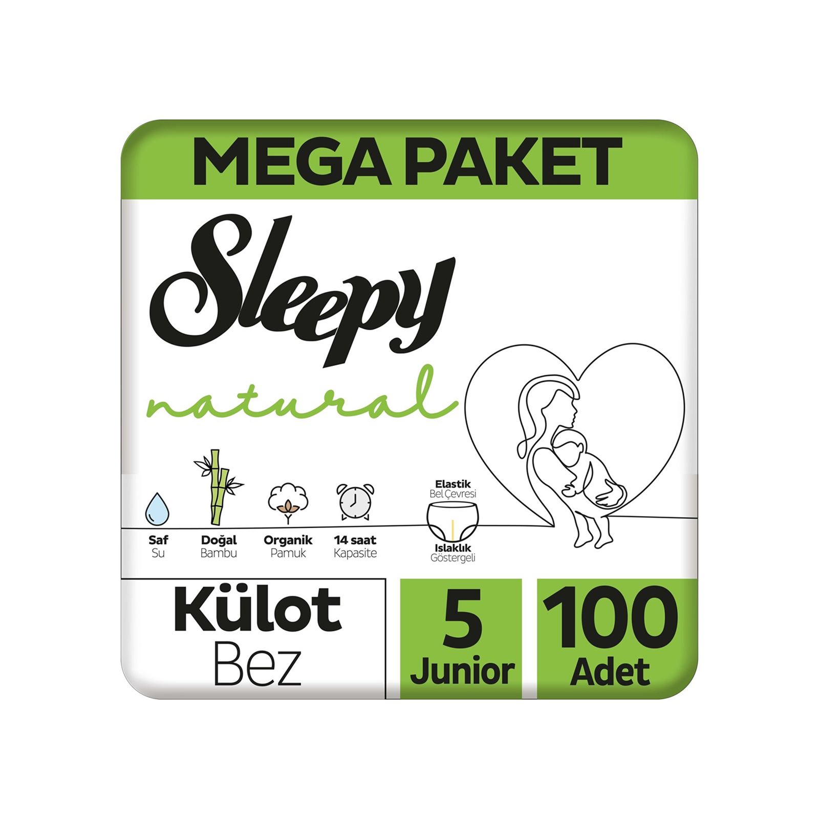 Sleepy Külot Bez Mega Paket 5 Numara Junıor 100 Adet