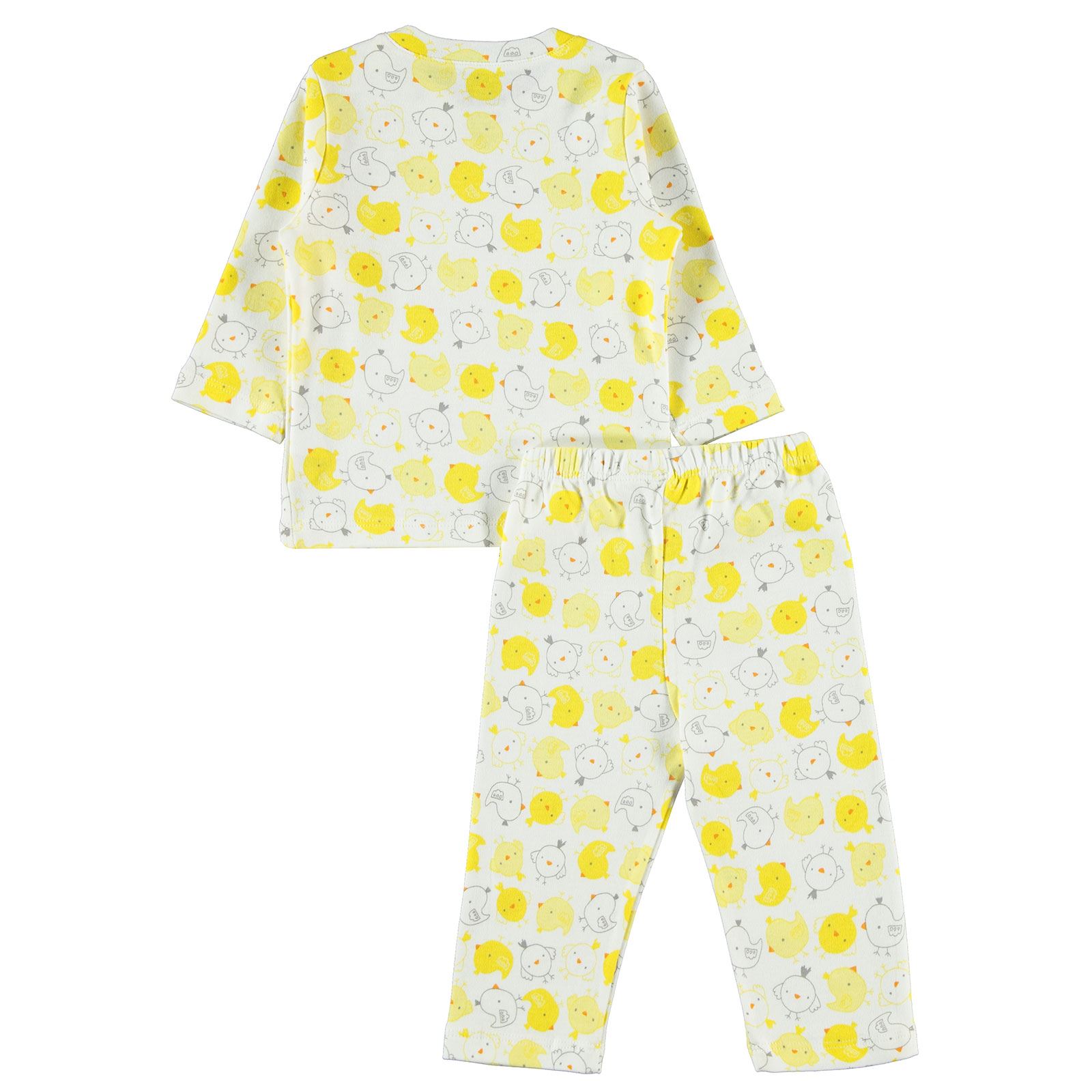 Kujju Bebek Pijama Takımı 6-18 Ay Sarı