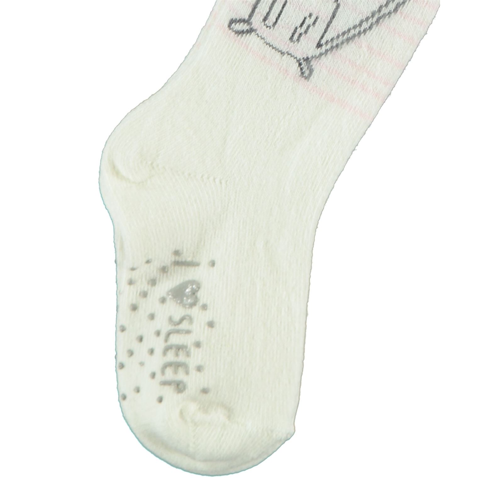 Katamino Kız Bebek Külotlu Çorap 6-18 Ay Ekru
