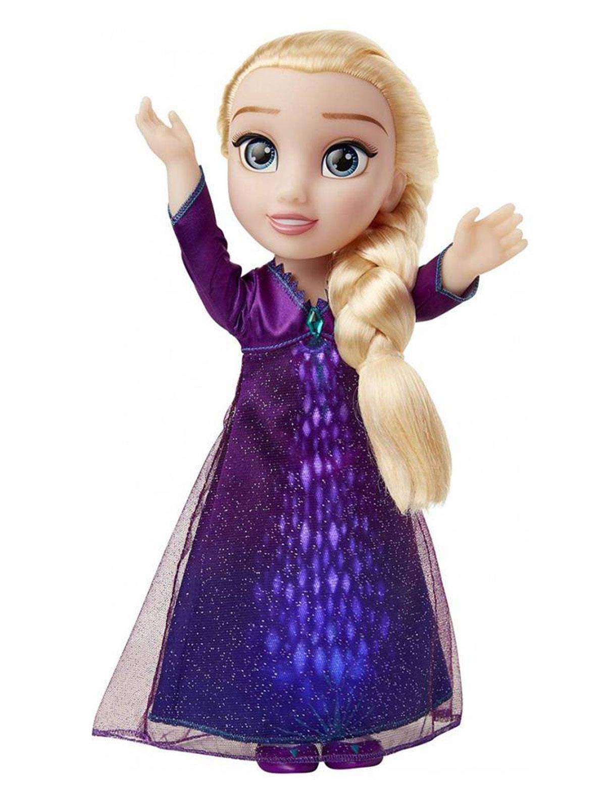 Disney Frozen 2 Müzikli ve Işıklı Elsa 35 cm Mor