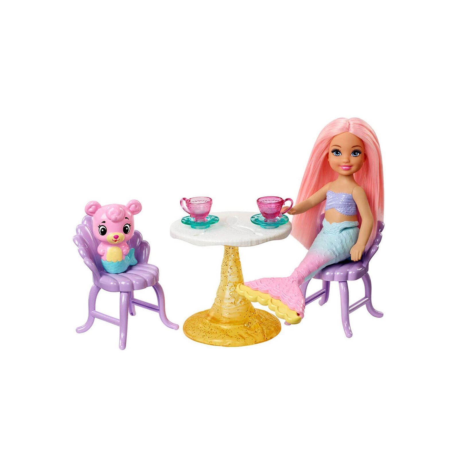 Barbie Dreamtopia Deniz Kızı Chelsea ve Şato Oyun Seti