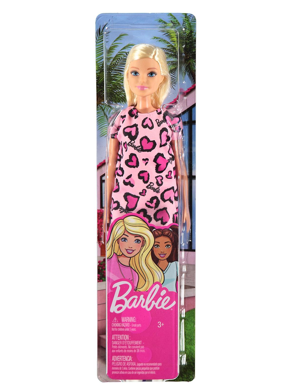 Barbie Şık Kıyafetli Bebekler  - Pembe Elbiseli 3+ Yaş