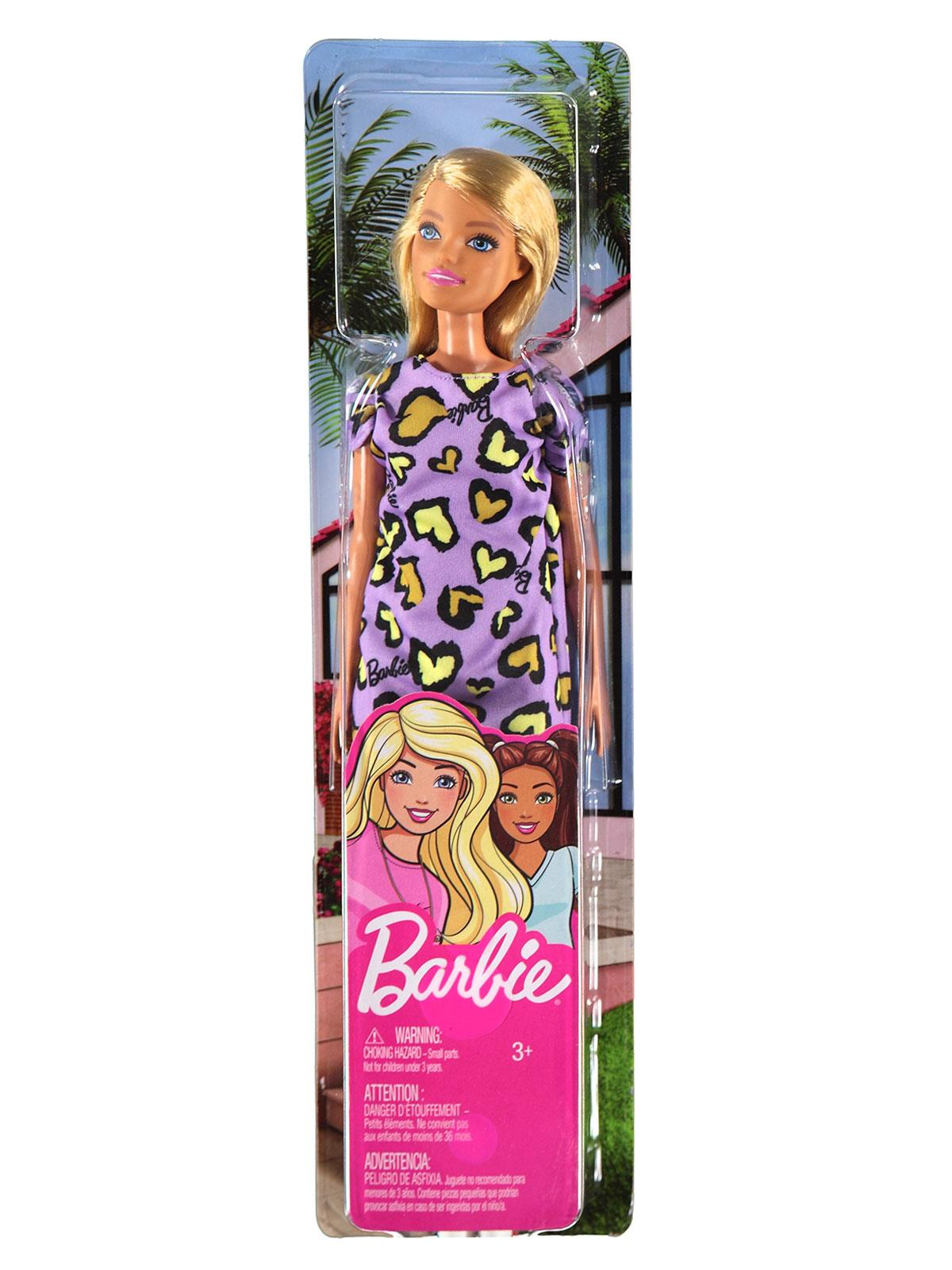 Barbie Şık Kıyafetli Bebekler  - Lila Elbiseli 3+ Yaş