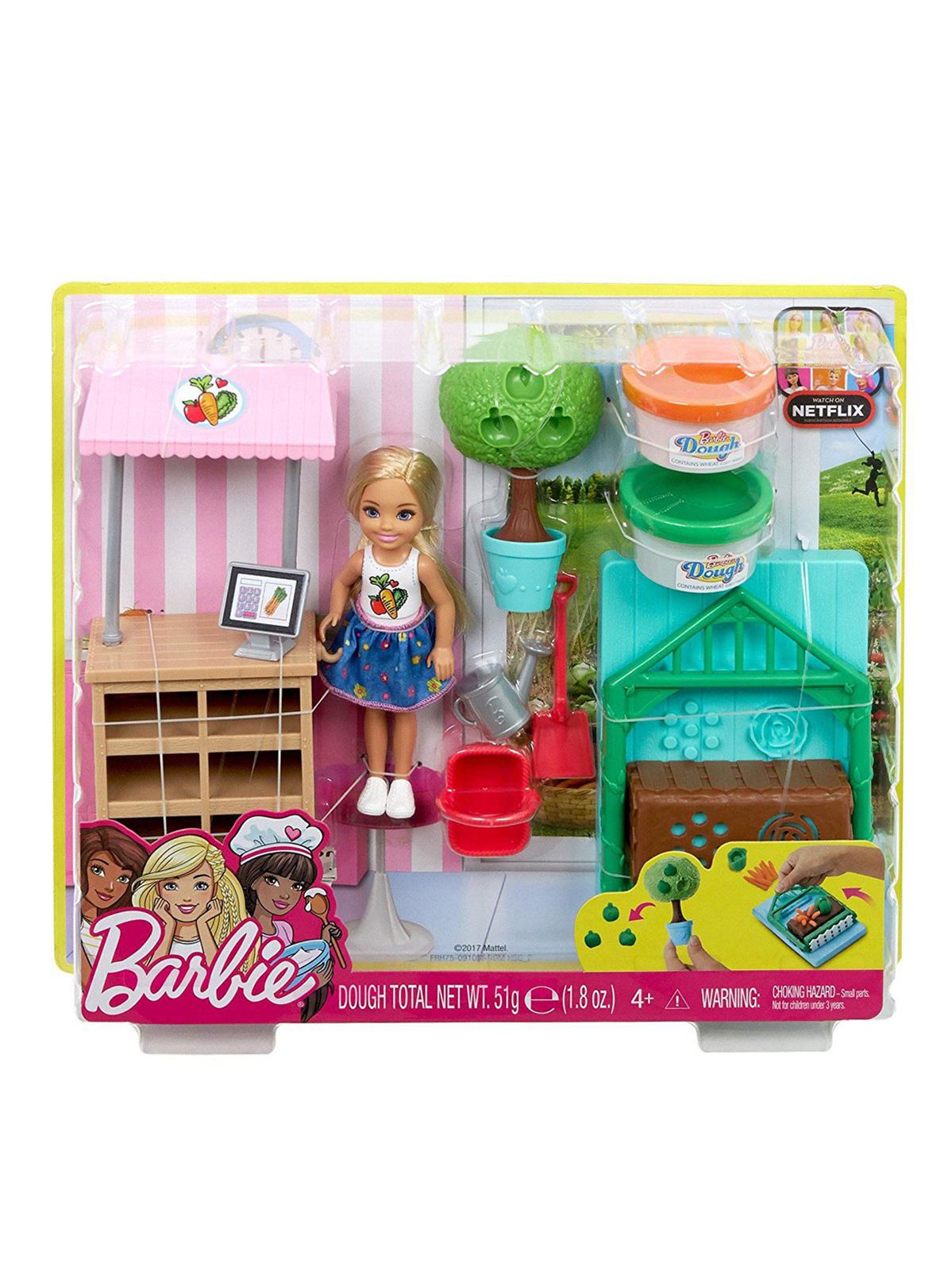 Barbie Chelsea Bahçede Oyun Seti Yeşil