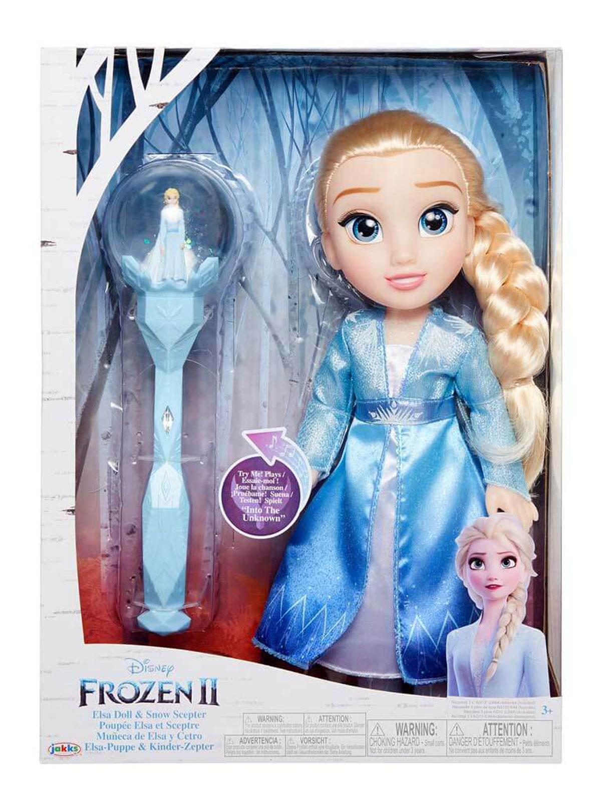 Disney Frozen 2 Elsa Bebek ve Müzikli Asa - Karlar Ülkesi 2 35 cm