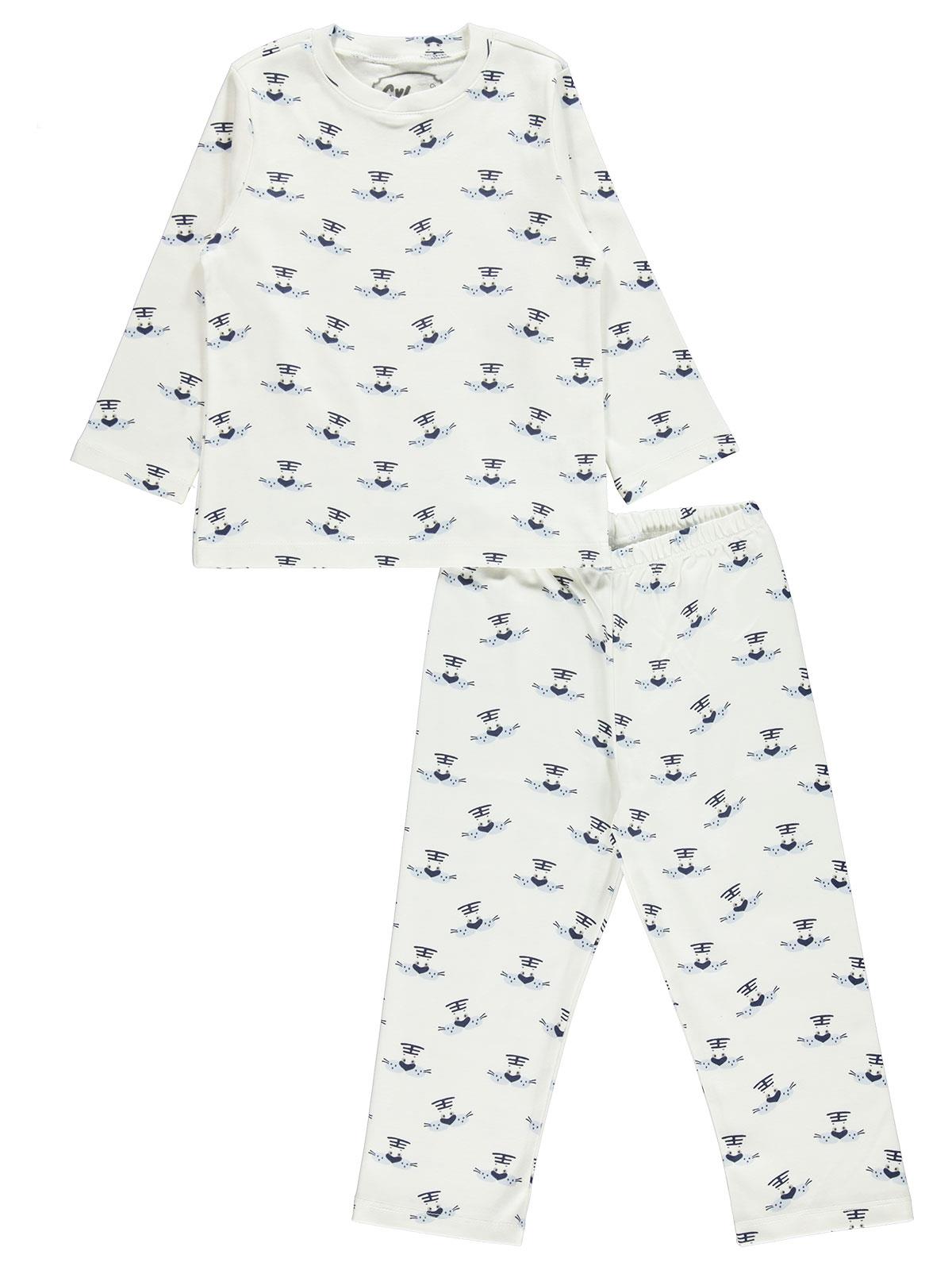 Cvl Erkek Çocuk Pijama Takımı 2-5 Yaş Mavi