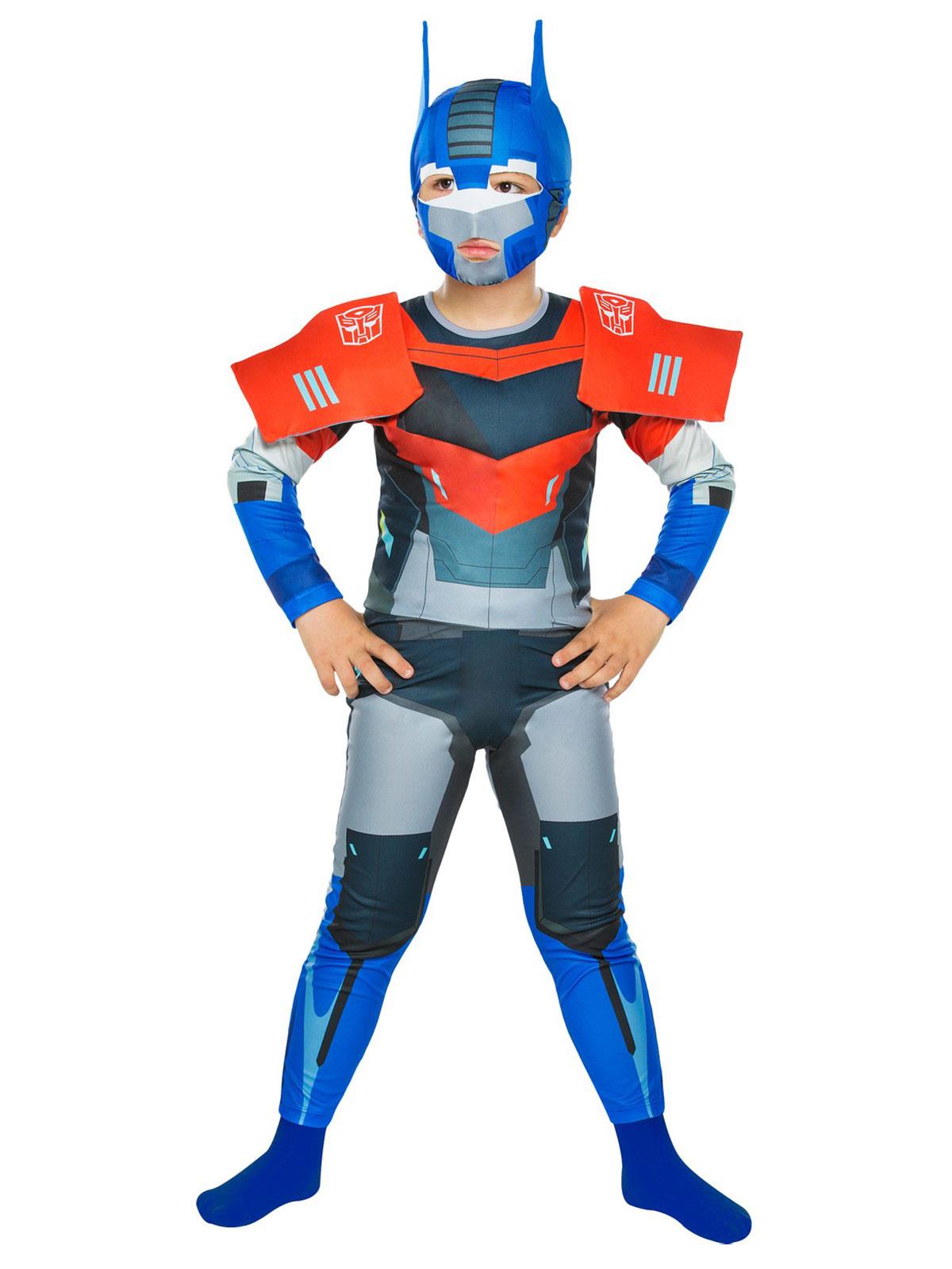 Transformers Optimus Prime Erkek Çocuk 2-12 Yaş Kostüm Kırmızı