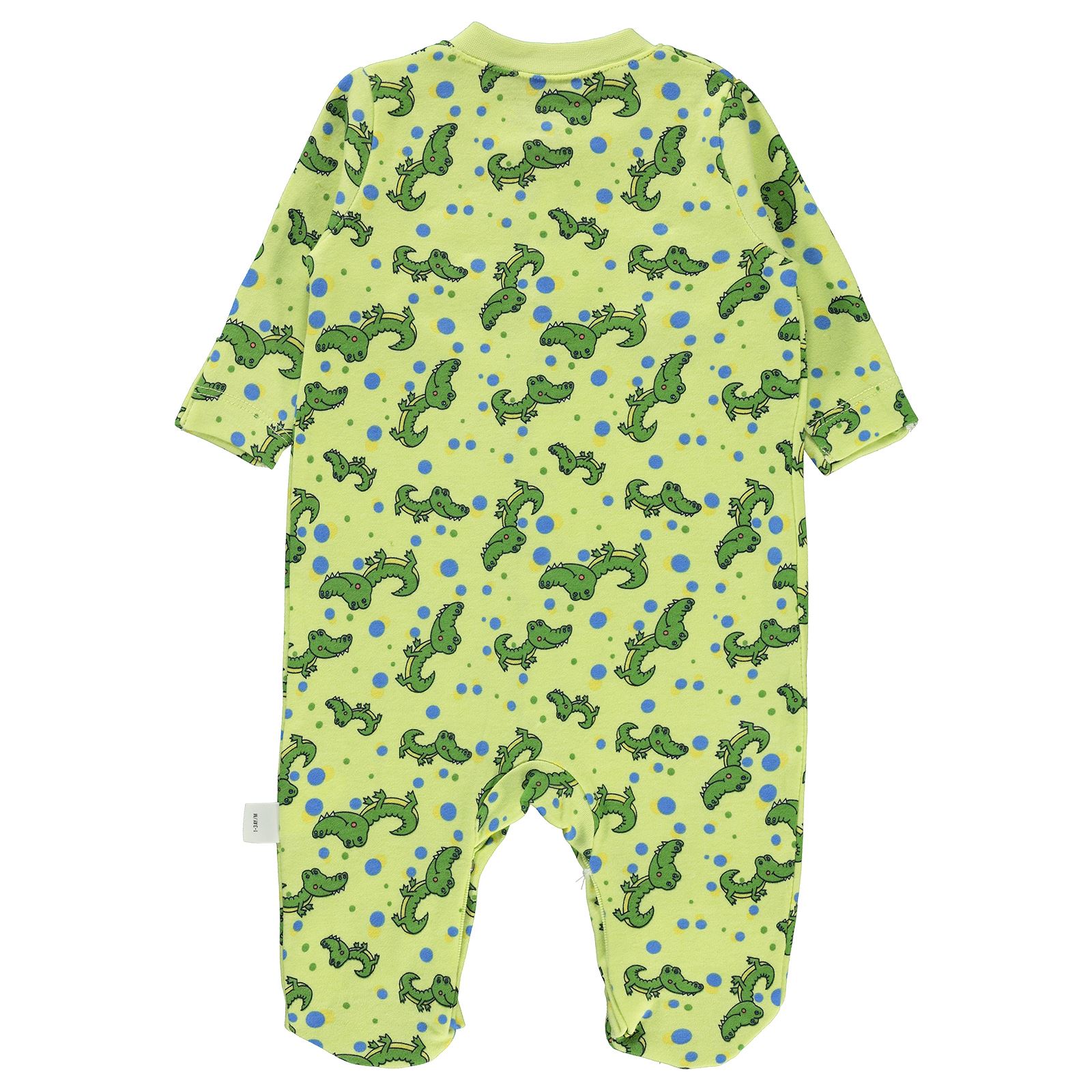 Civil Baby Erkek Bebek Patikli Tulum 0-6 Ay Yesil Yeşil