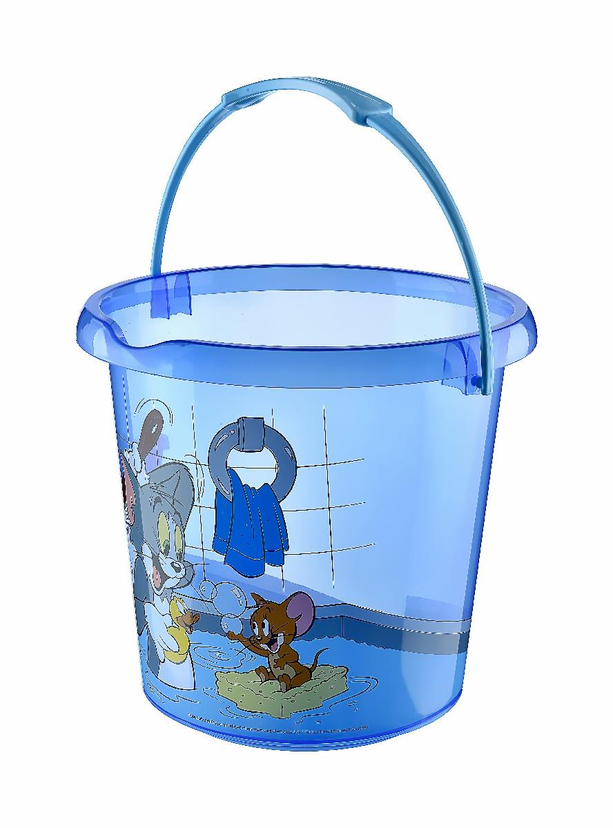Tuffex -  Tom & Jerry Lisanslı Banyo Kovası Mavi