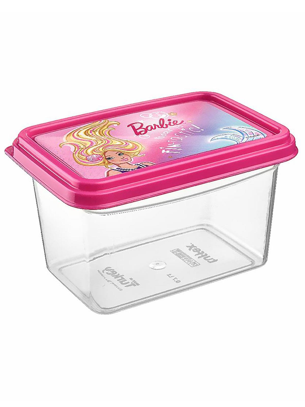 Tuffex -  Barbie Lisanslı Saklama Kabı 0,70Lt. Pembe