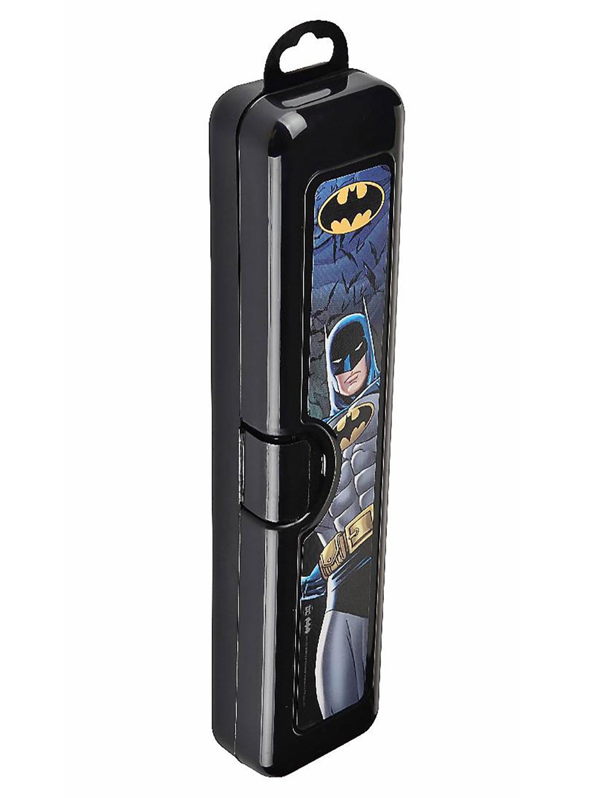 Tuffex -  Batman Lisanslı Diş Fırçalık ve Çok Amaçlı Kutu Siyah