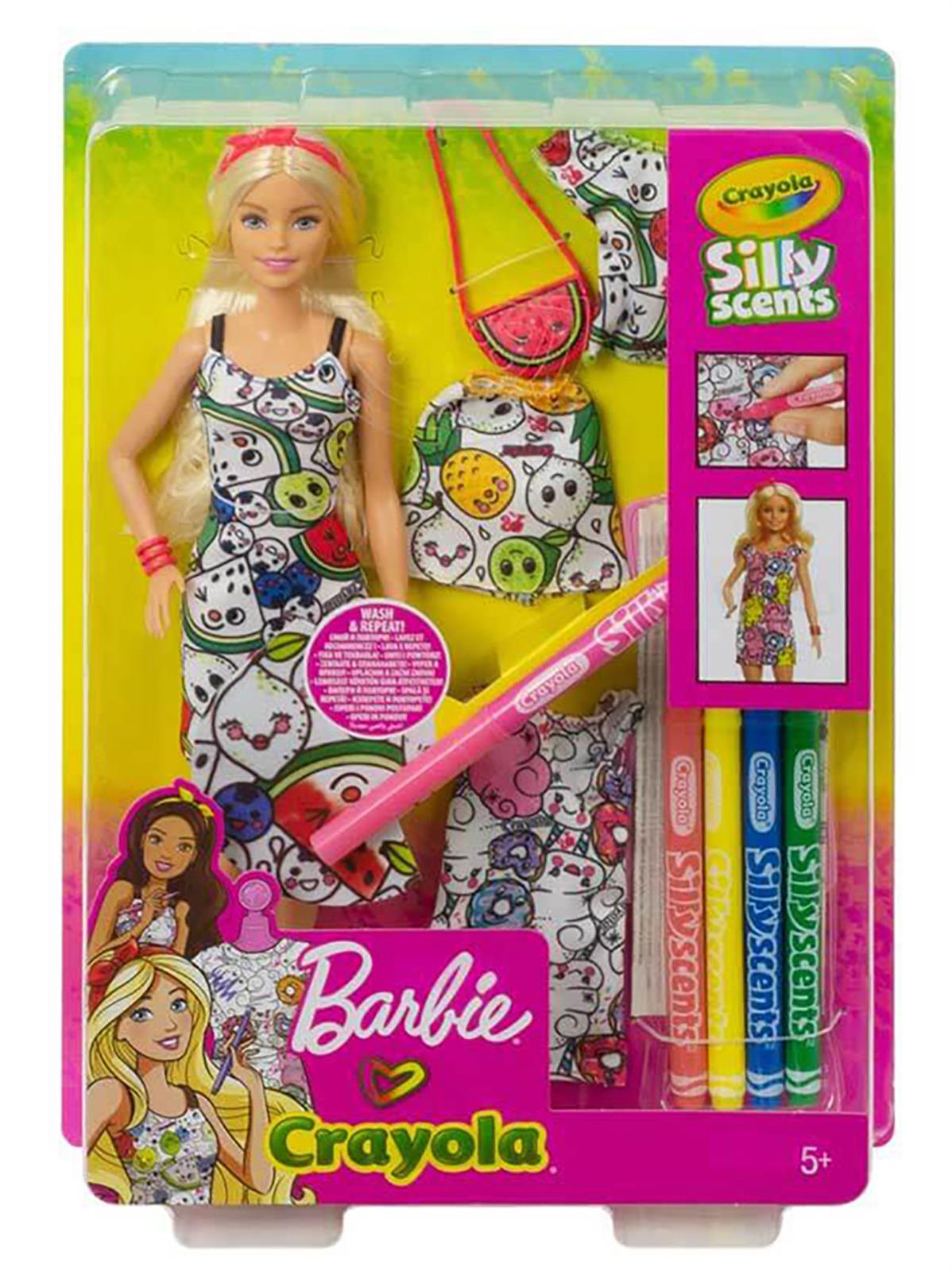 Barbie ve Crayola Renkli Kıyafetler