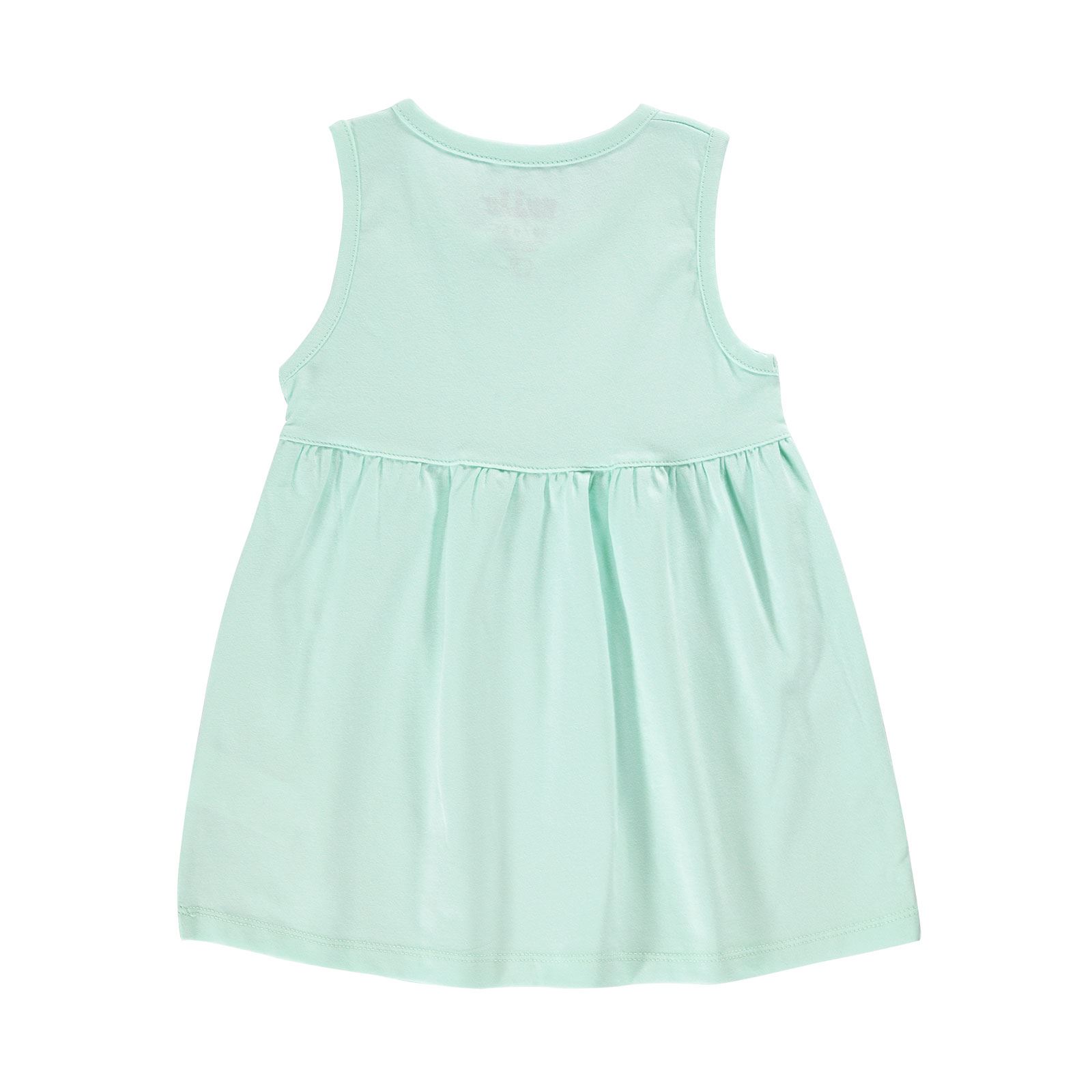 Kujju Kız Bebek Elbise 6-18 Ay Mint Yeşili
