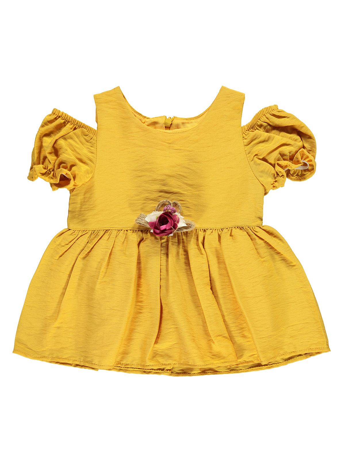 Civil Baby Kız Bebek Elbise 6-18 Ay Hardal