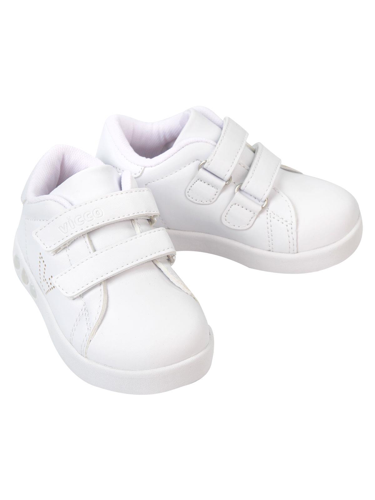 Vicco Çocuk Işıklı Spor Ayakkabıı 22-25 Numara Beyaz
