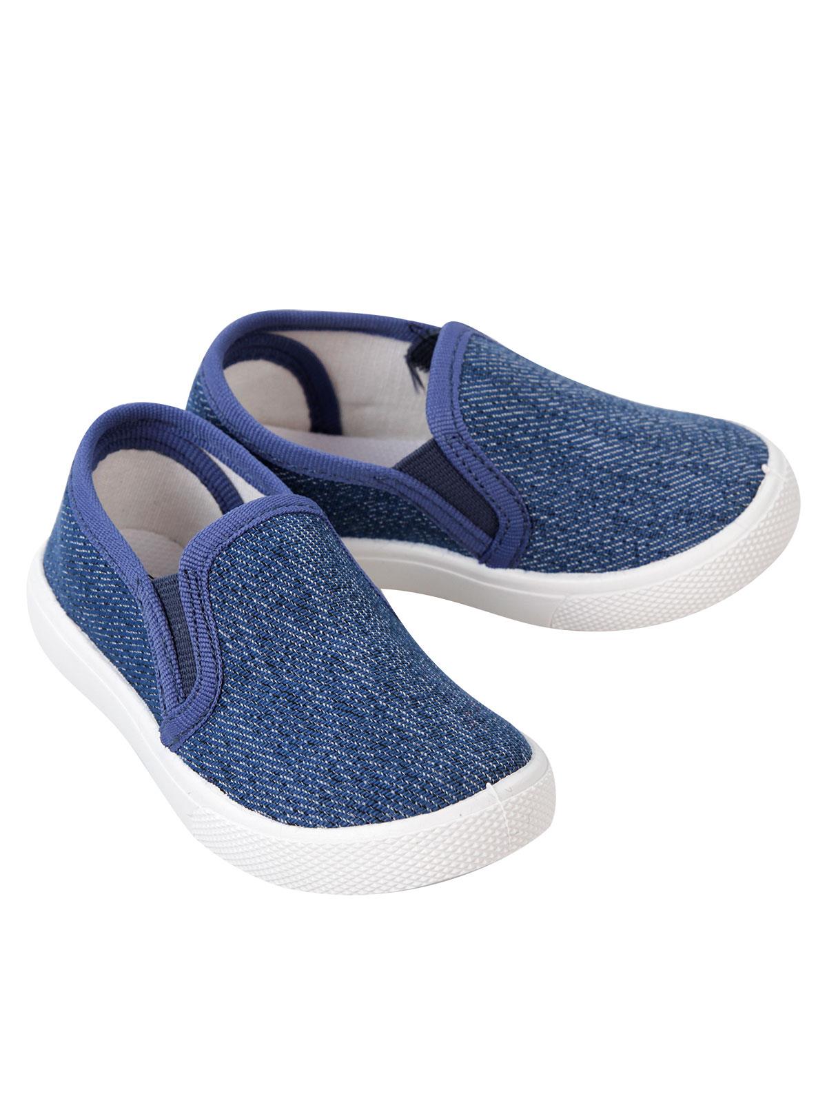 Flubber Erkek Çocuk Keten Ayakkabı 21-25 Numara Mavi