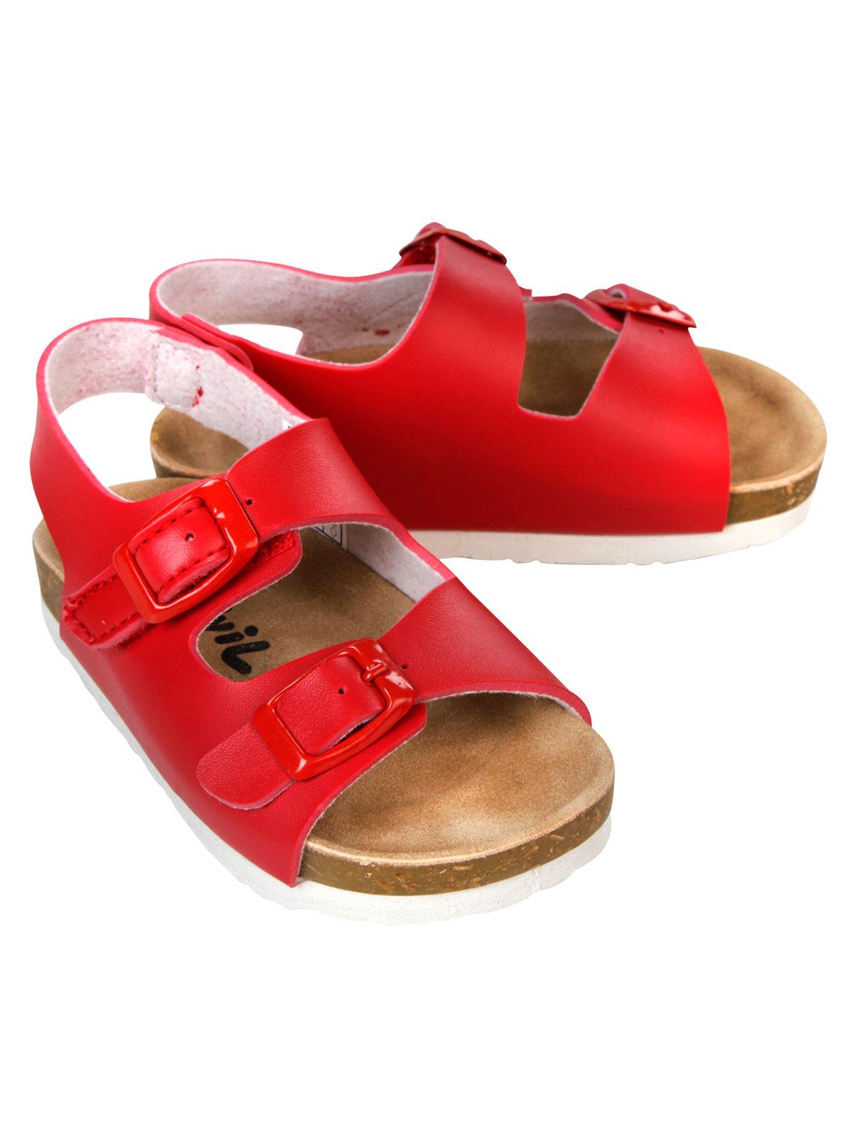 Civil Erkek Çocuk Sandalet 22-25 Numara Kırmızı