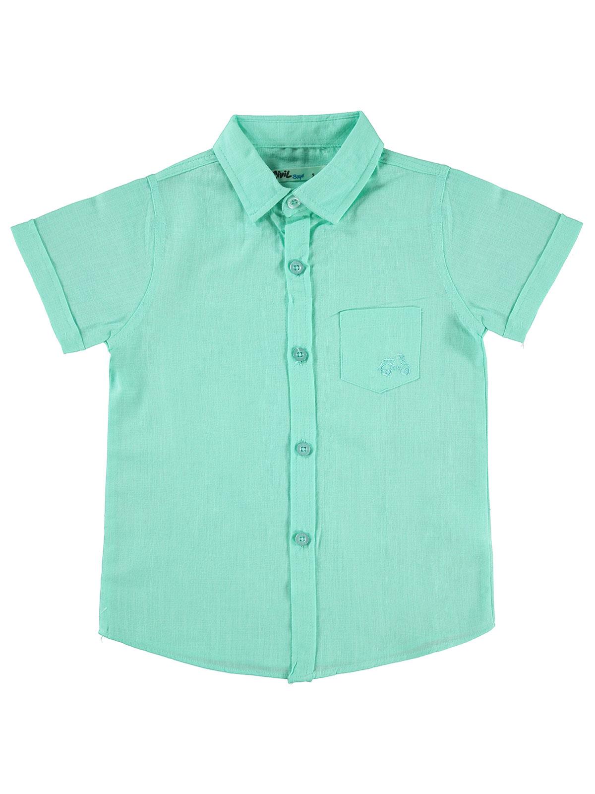 Civil Boys Erkek Çocuk Gömlek 2-5 Yaş Mint Yeşili