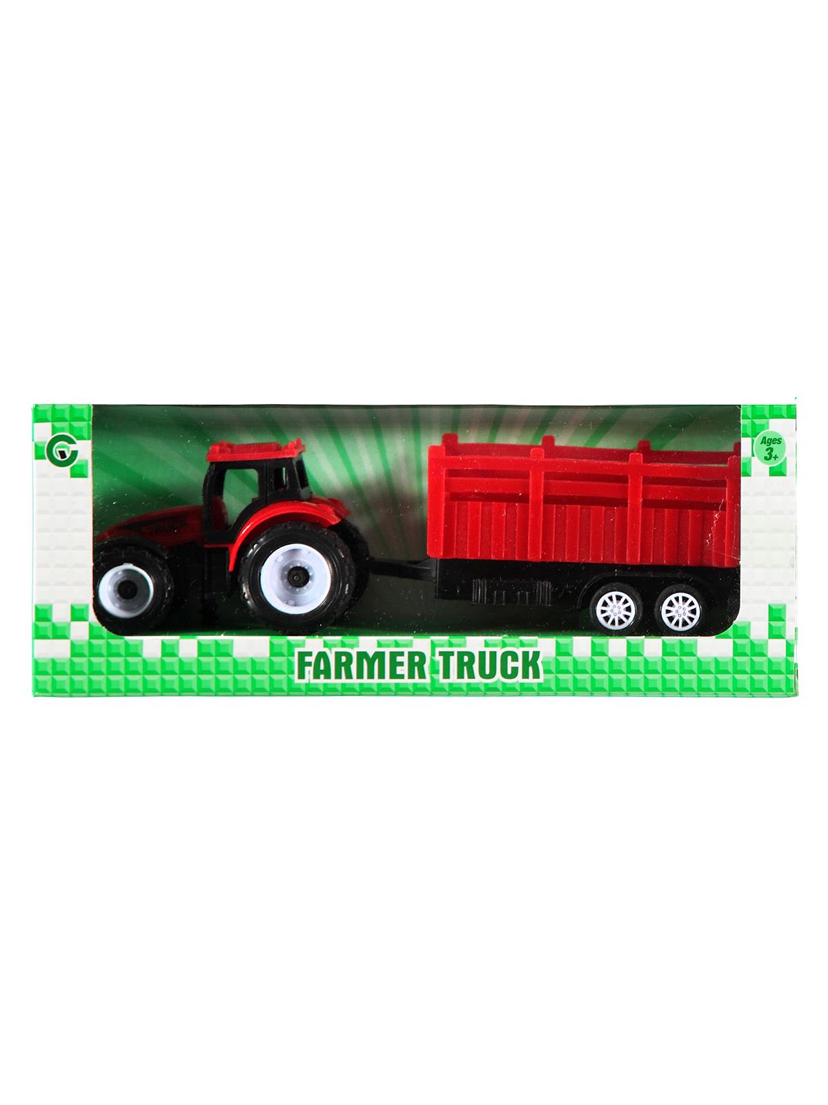 Canem Oyuncak Çek-Bırak Çiftlik  Traktörü Kırmızı