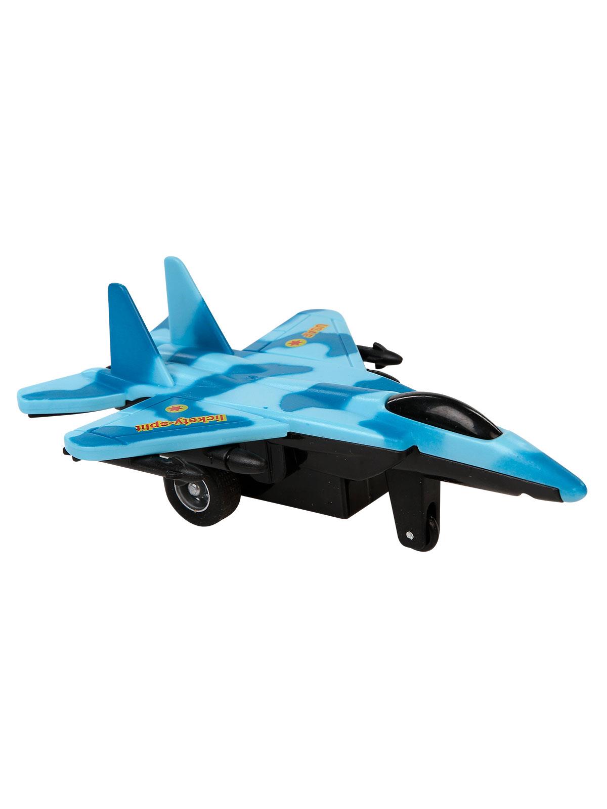 Canem Oyuncak Sürtmeli Savaş Uçağı Mavi