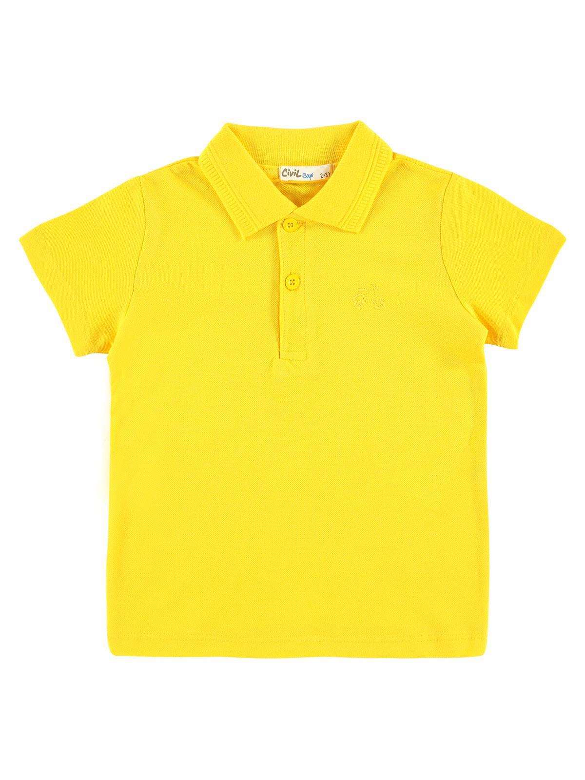 Civil Boys Erkek Çocuk Tişört 2-5 Yaş Yaş Sarı