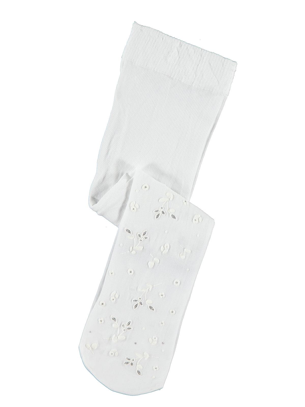 Civil Baby Kız Bebek Külotlu Çorap 0-24 Beyaz