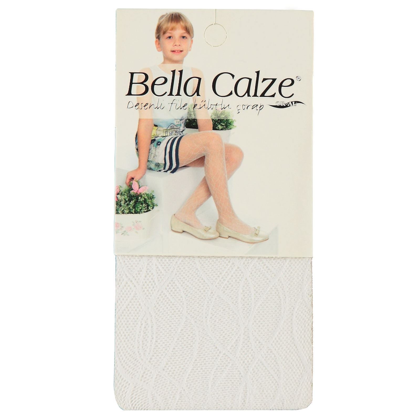 Bella Calze Kız Çocuk Külotlu Çorap 2-13 Yaş Ekru