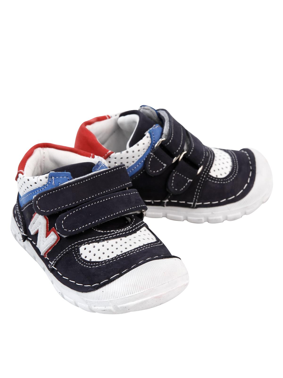 Baby Force Erkek Bebek Deri İlkadım Ayakkabısı 18-21 Numara Lacivert