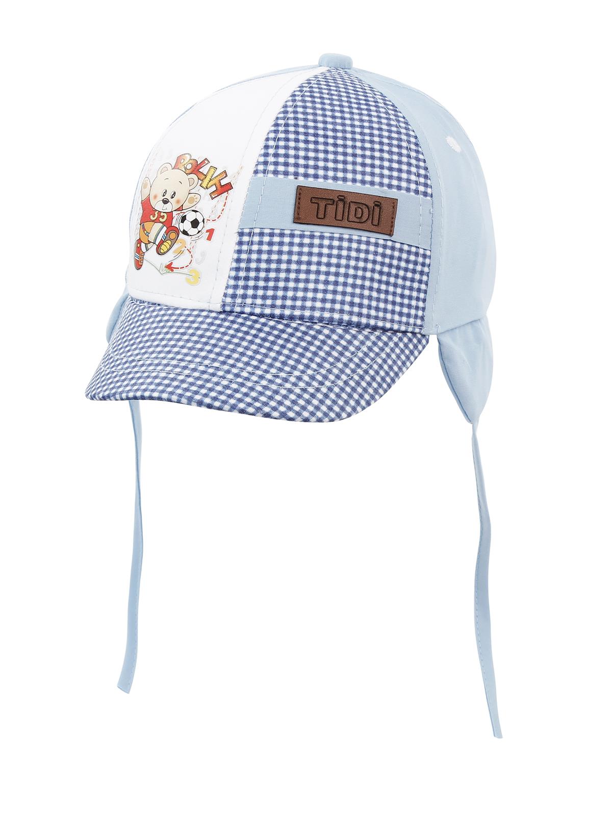 Tidi Erkek Çocuk Kulaklı Şapka 1-3 Yaş Şapka Mavi