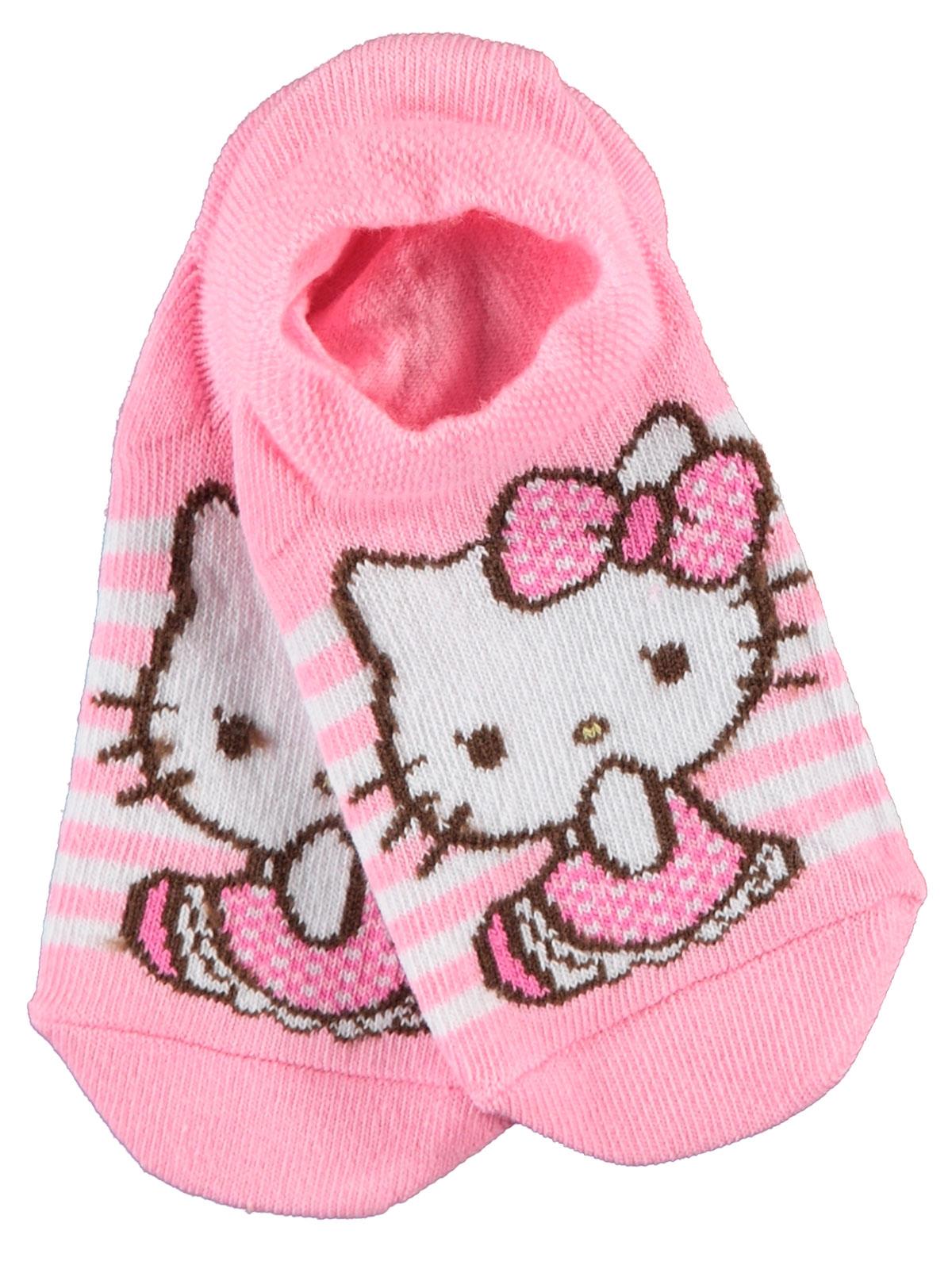 Hello Kitty Kız Çocuk Babet Çorap 3-9 Yaş Pembe