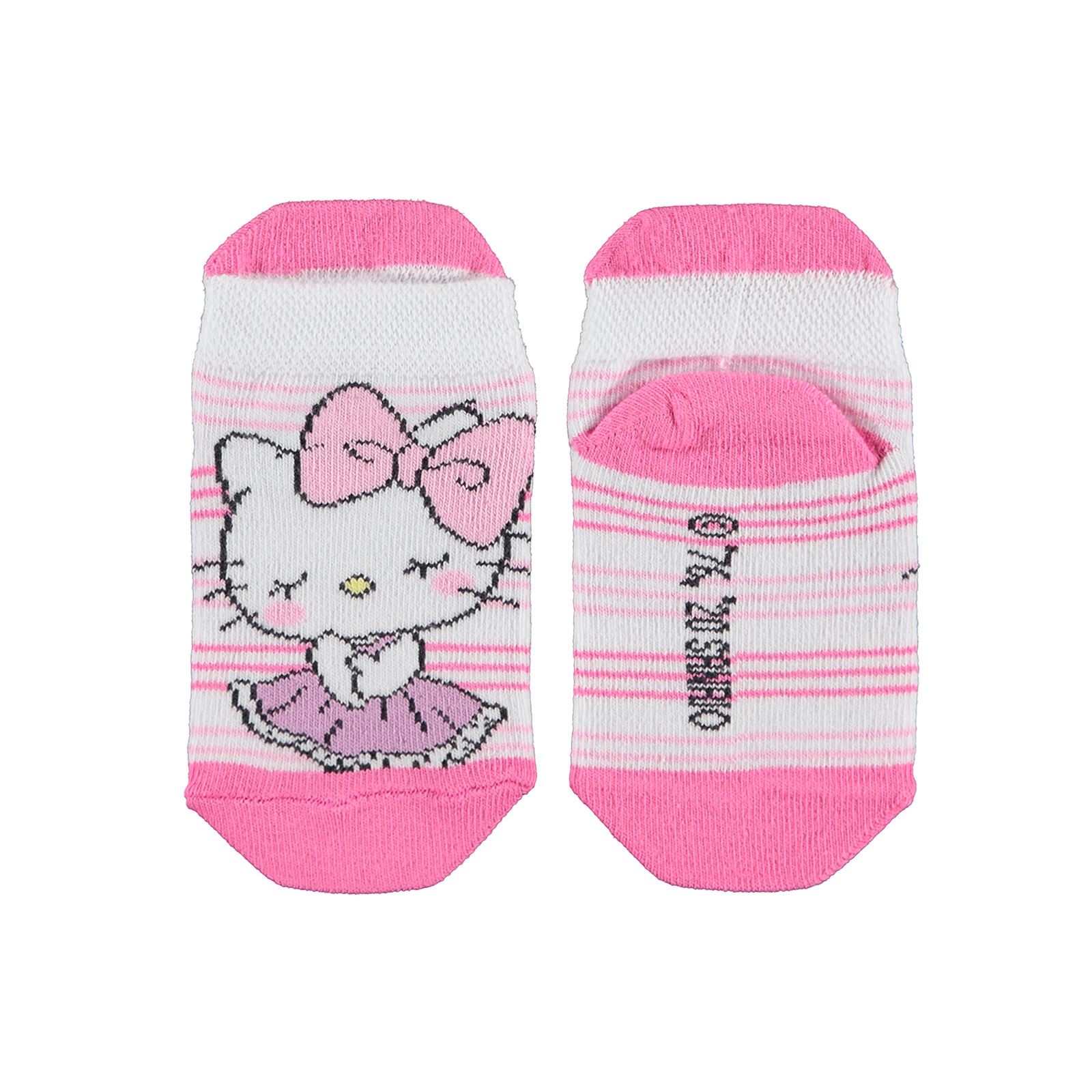 Hello Kitty Kız Çocuk Çorap 3-9 Yaş Beyaz
