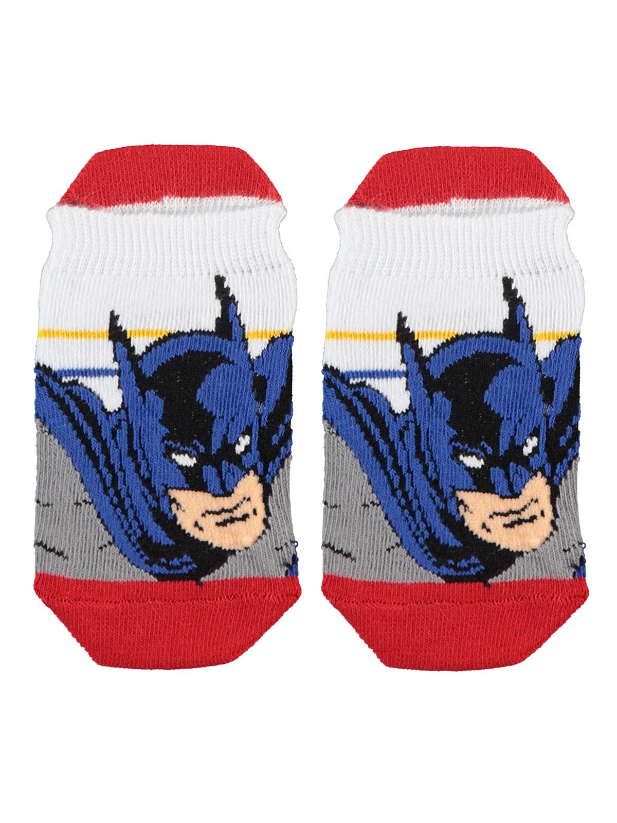Batman Erkek Çocuk Çorap 3-9 Yaş Füme