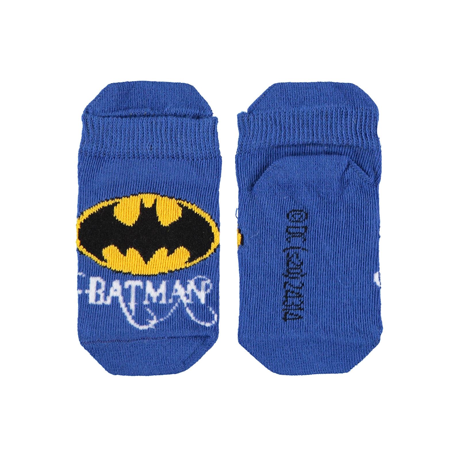Batman Erkek Çocuk Çorap 3-9 Yaş Saks Mavisi
