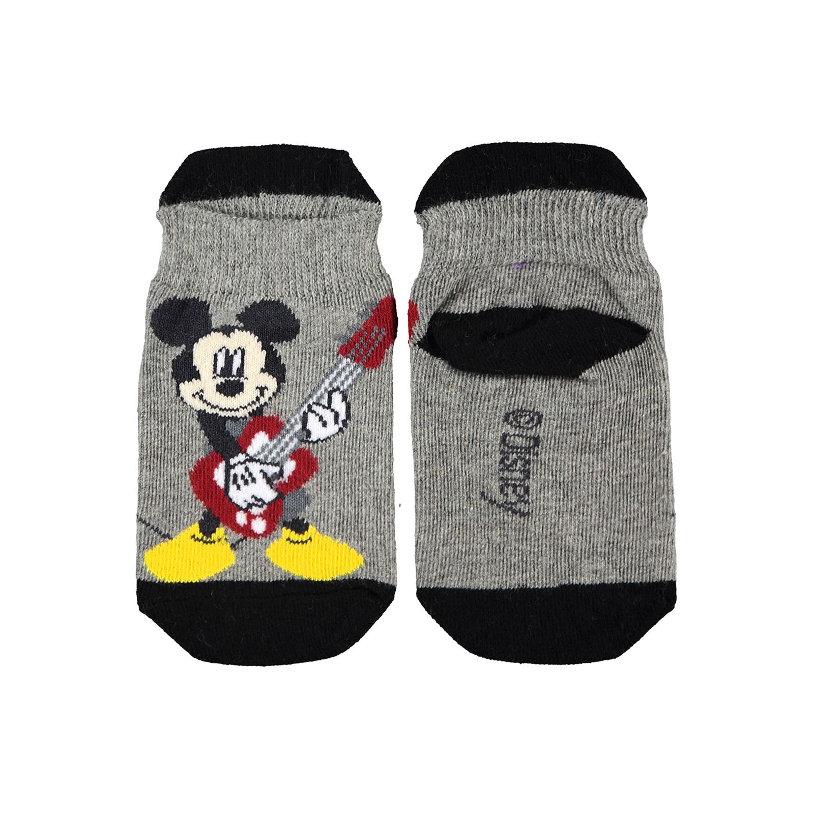 Mickey Mouse Erkek Çocuk Çorap 3-9 Yaş Gri