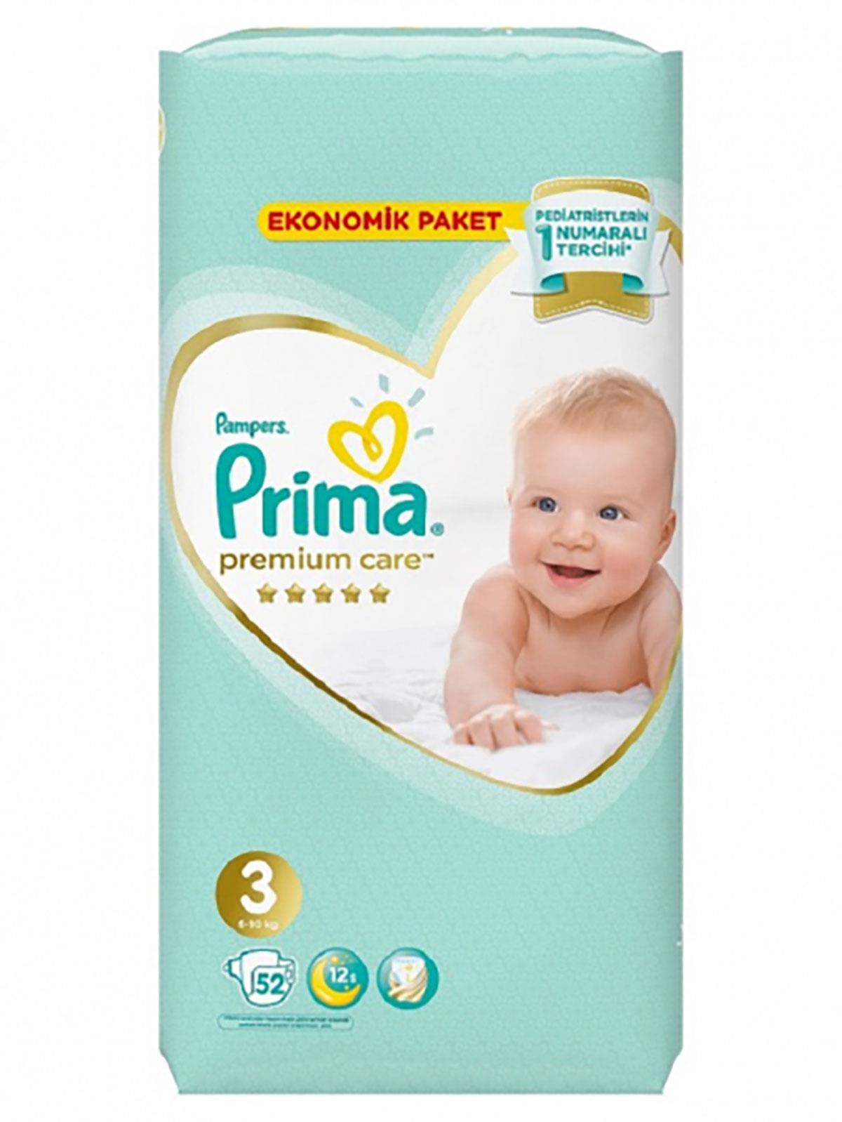 Prima Premium Care 3 Beden 52 Adet Bebek Bezi  Ekonomik Paket