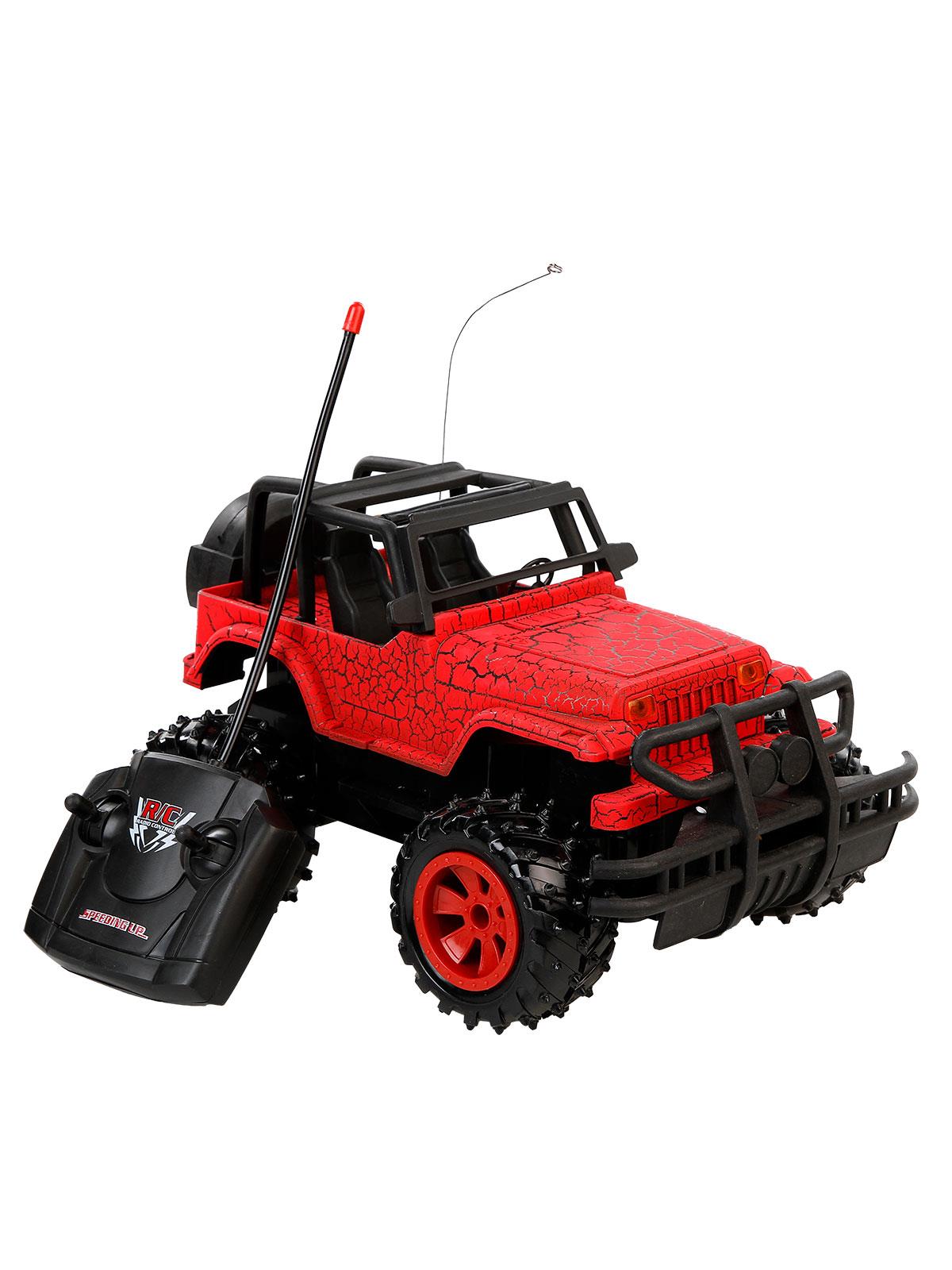 Can Oyuncak Uzaktan Kumandanlı Şarjlı Jeep Kırmızı