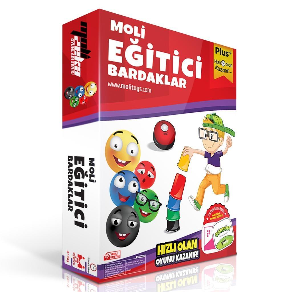 Moli Toys Eğitici Pratik Bardaklar, Zeka ve Strateji Oyunu