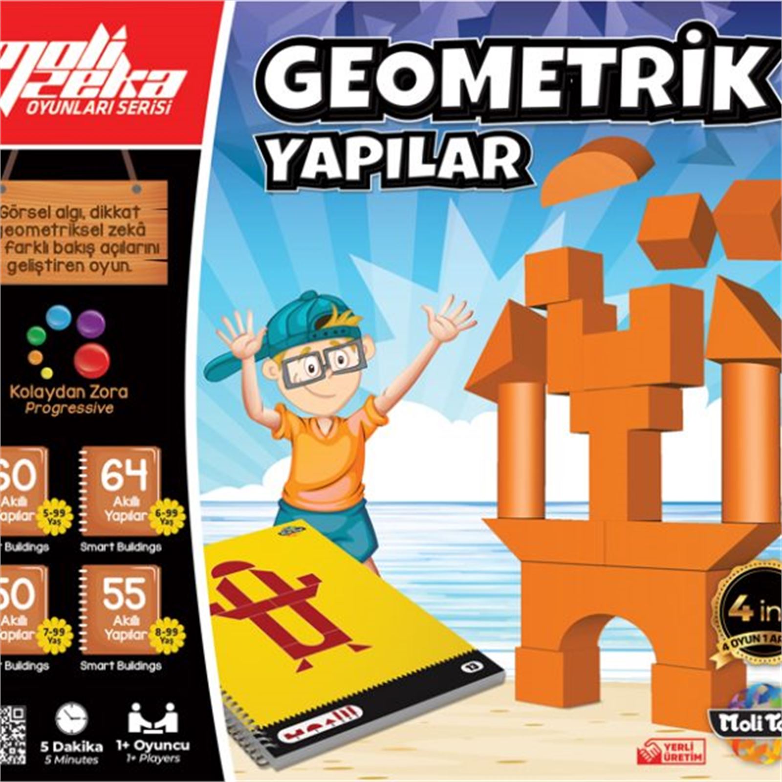 Moli Toys Geometrik Yapılar – Akıl ve Zeka Oyunu