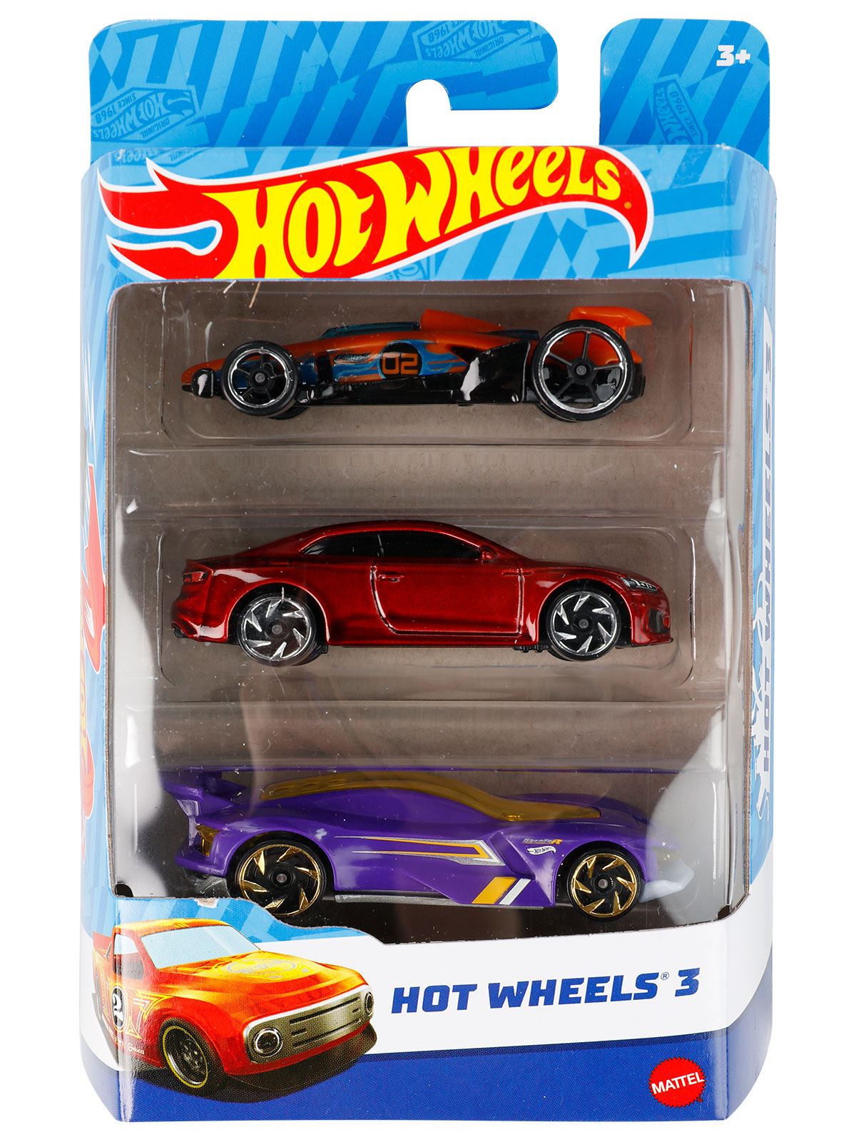 Hot Wheels 3'lü Araba Seti 3+ Yaş Turuncu