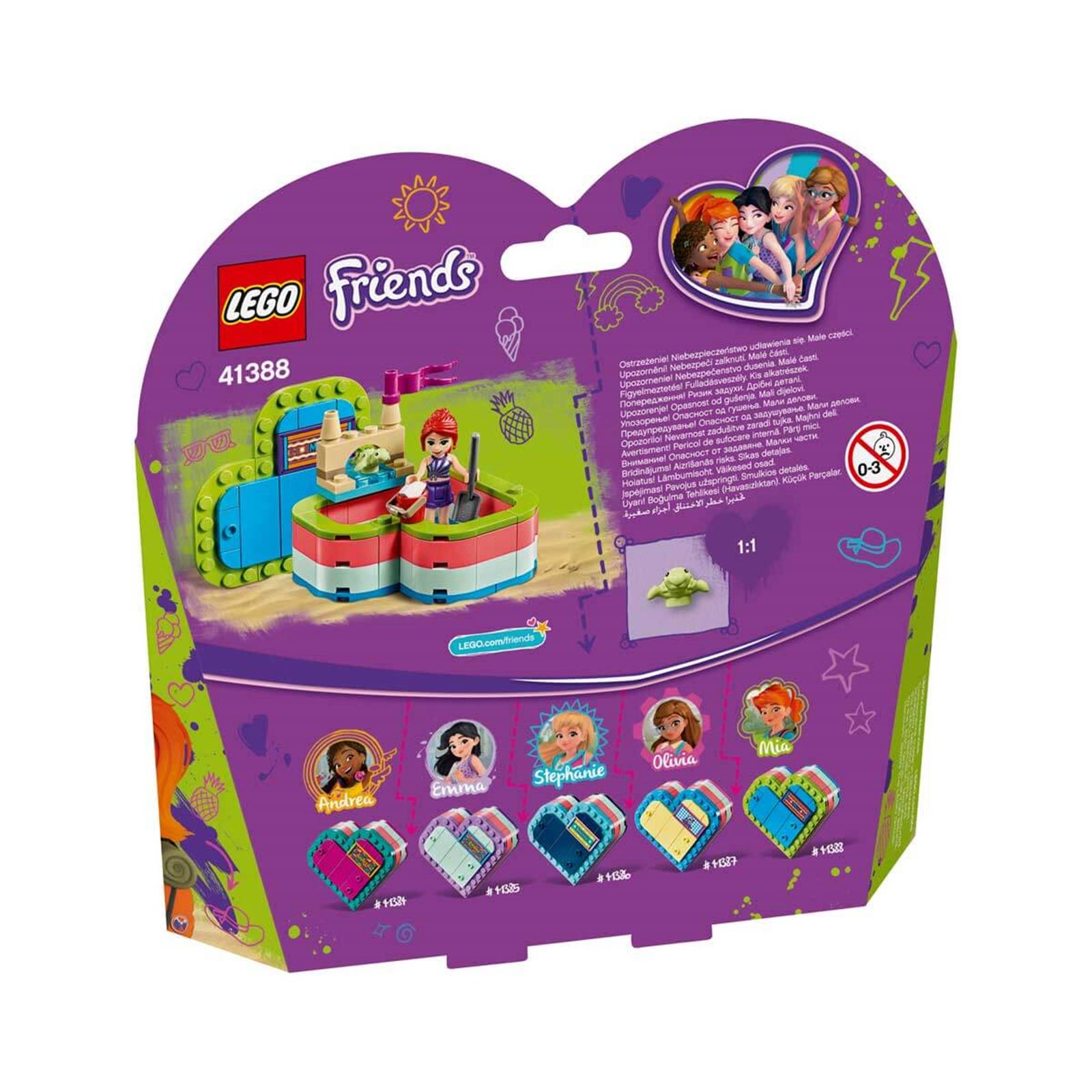 LEGO® Friends Mia'nın Yaz Kalp Kutusu 41388