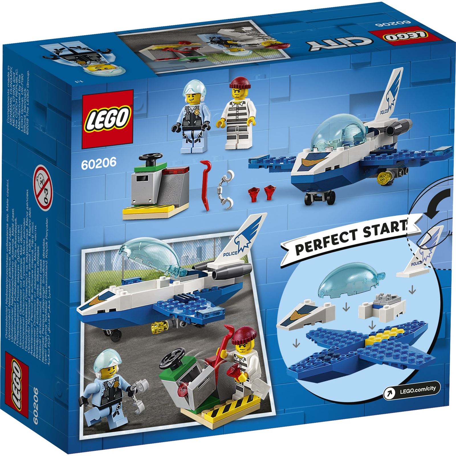 LEGO City Gökyüzü Polisi Jet Devriye 60206