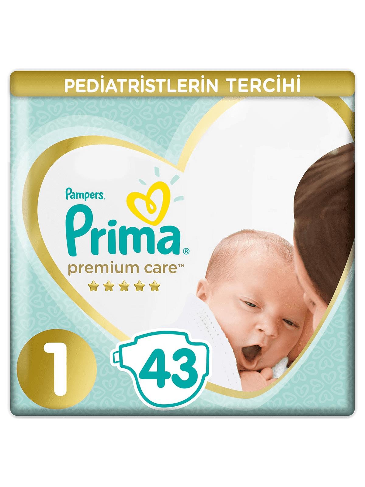 Prima Premium Care Bebek Bezi 1 Beden 43 Adet