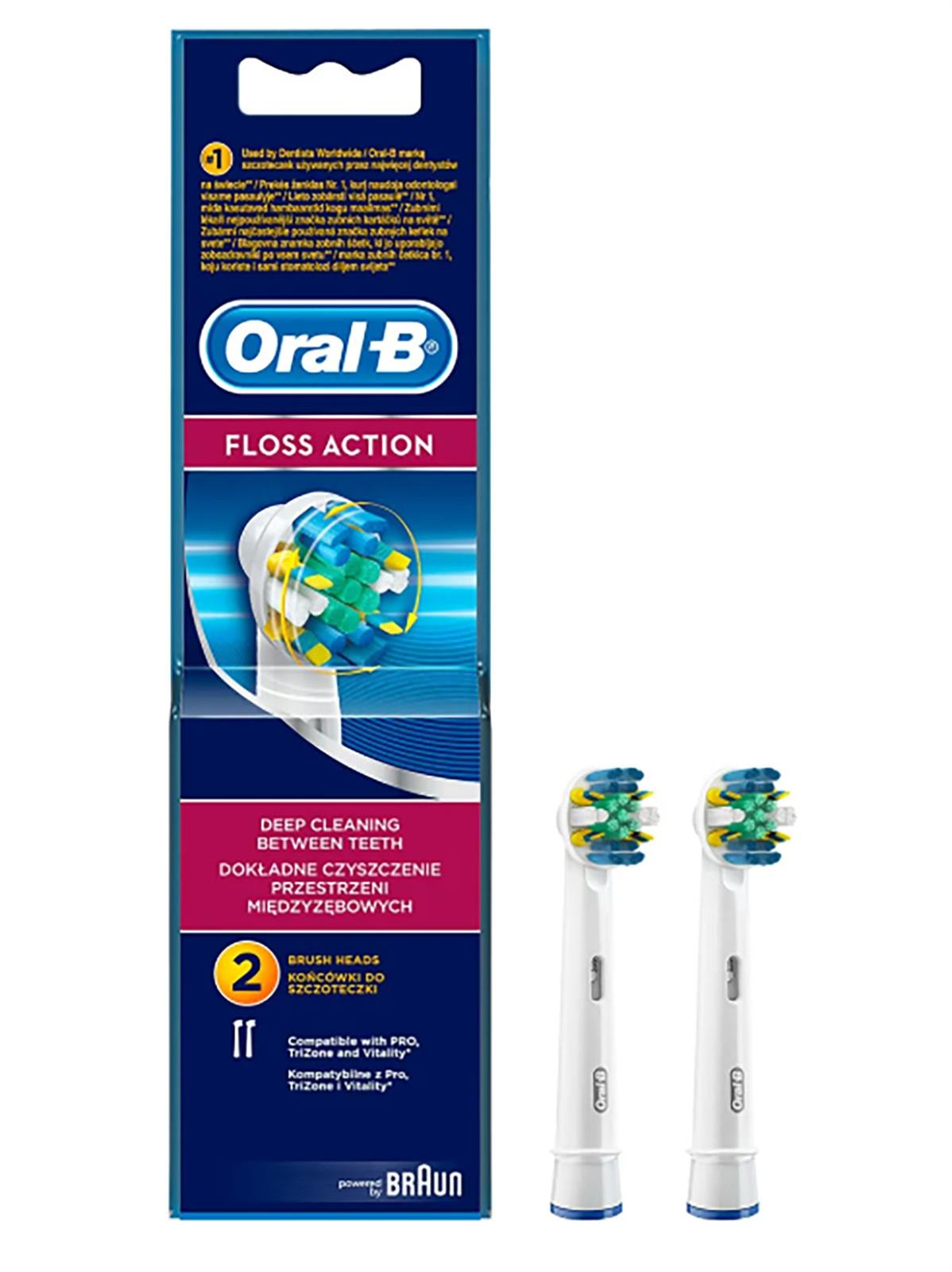 Oral-B Floss Action 2'li Diş Fırçası Yedek Başlığı
