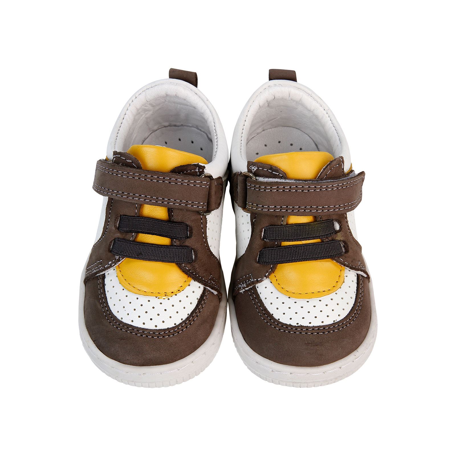 Baby Force Erkek Bebek Deri İlkadım Ayakkabısı 18-21 Numara Haki