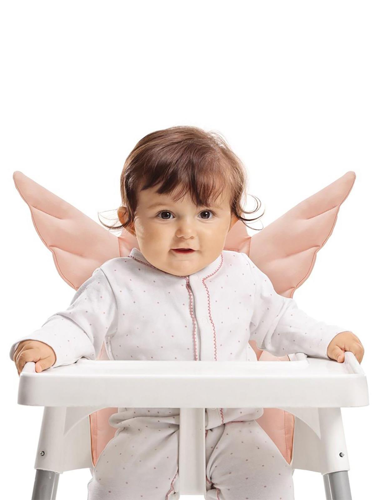 Wellgro Angel Wings Çok Amaçlı Mama Sandalyesi Minderi Pudra