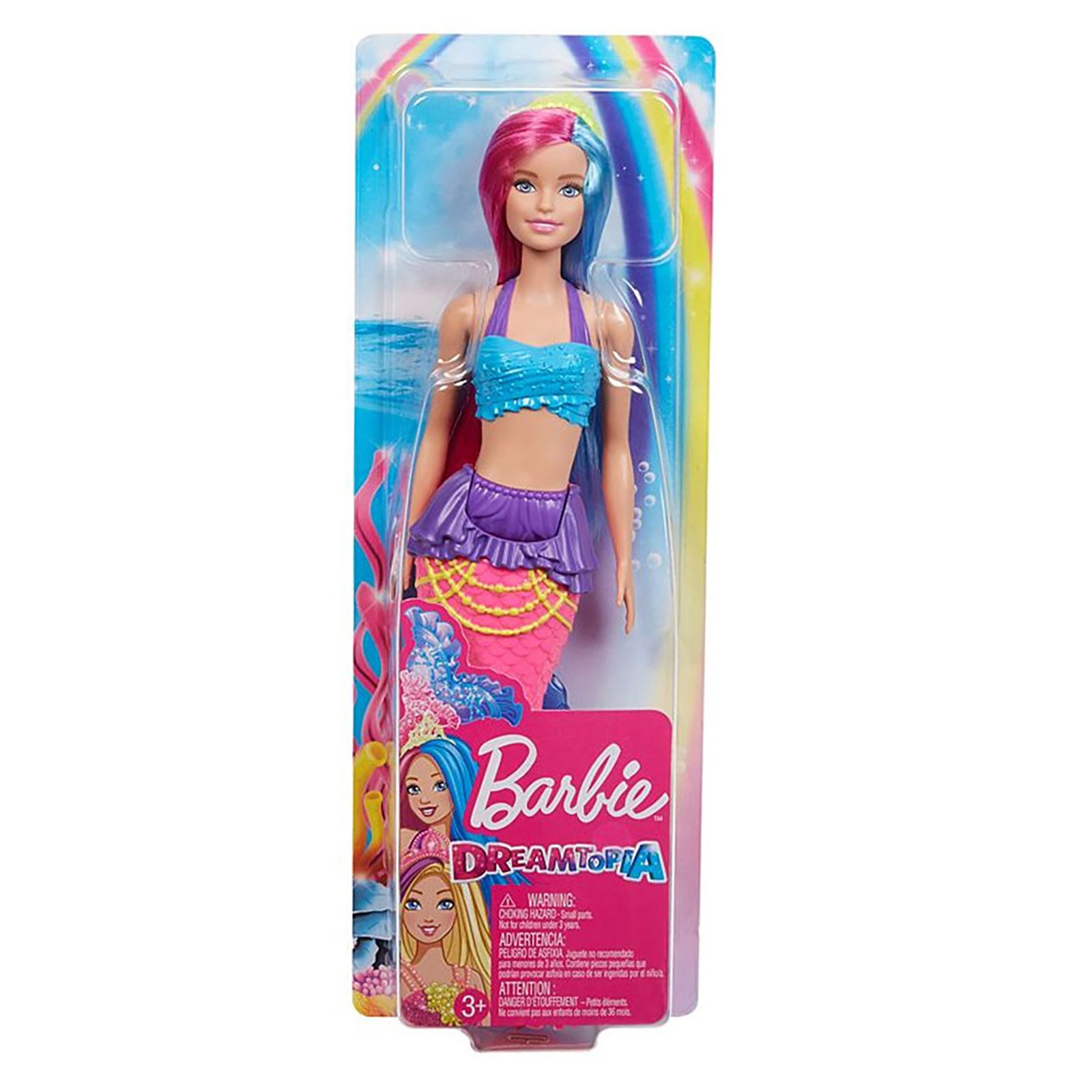 Barbie Dreamtopia Denizkızı Bebekler Mor